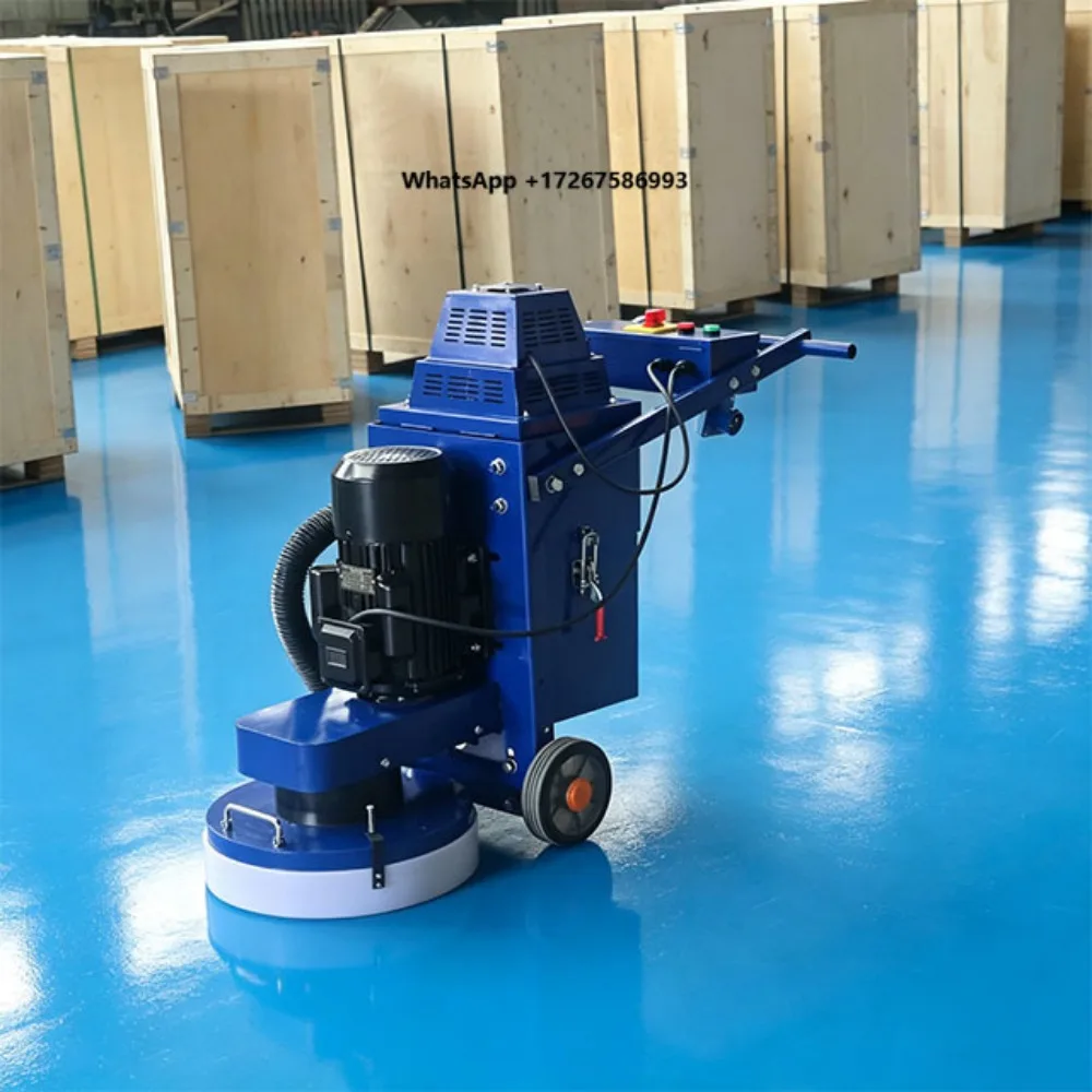 5 Disc Concrete Floor Grinder Machine Epoxy Floor Polishing Machine with Dust Collection for Surface Preparation