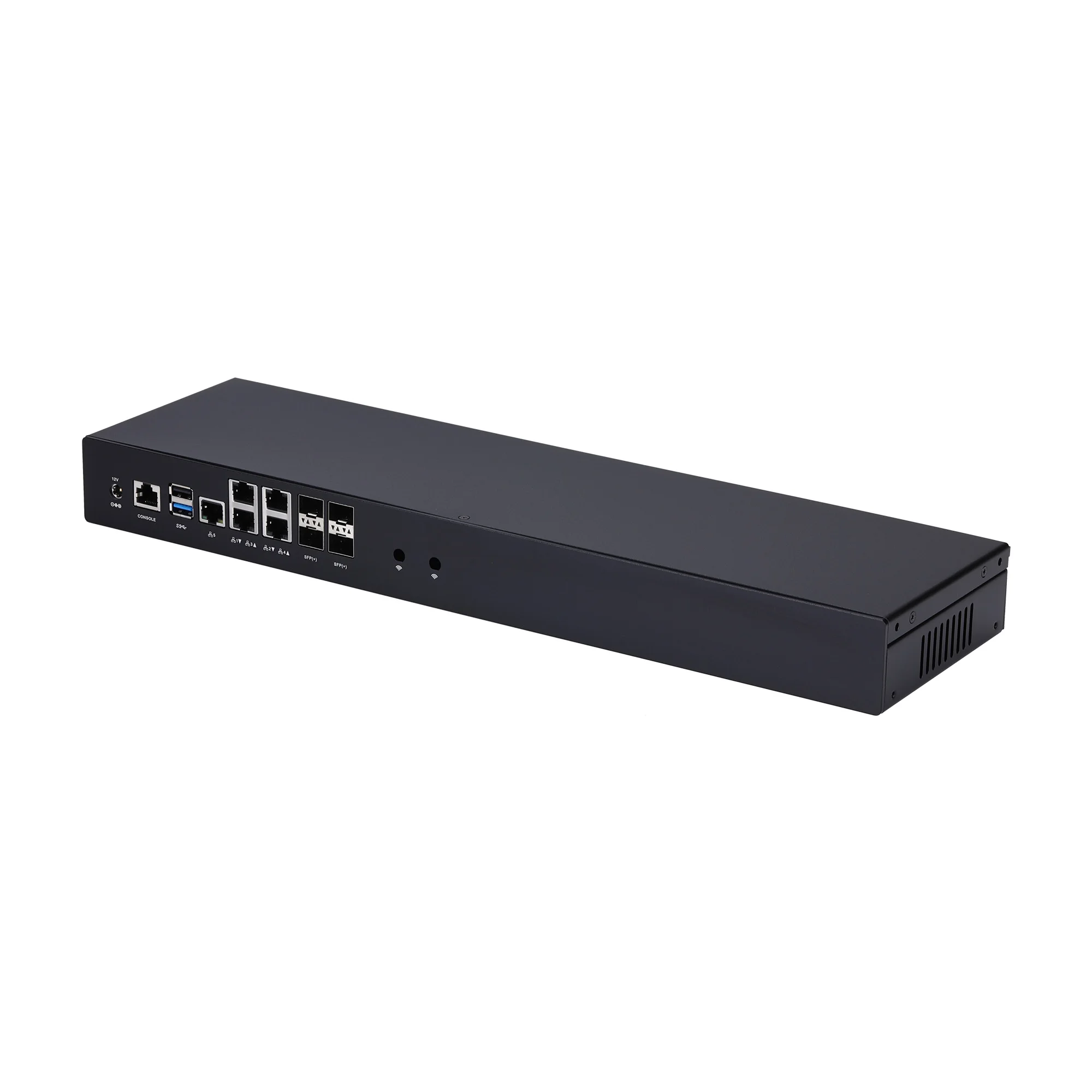 Бесплатная доставка Qotom 1U Rackmount SFP + 10 ГБ/SFP 1 ГБ/2,5G/I225 2,5 ГБ LAN C3558R C3758 C3758R Pfsense Firewall домашний маршрутизатор