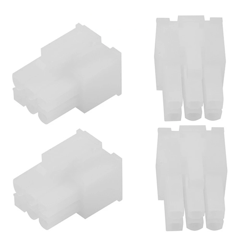 SR-100PCS 5557 4.2 مللي متر 6P 6PIN موصل للكمبيوتر الشخصي ATX بطاقة الرسومات GPU PCI-E Pcie موصل الطاقة غلاف بلاستيكي