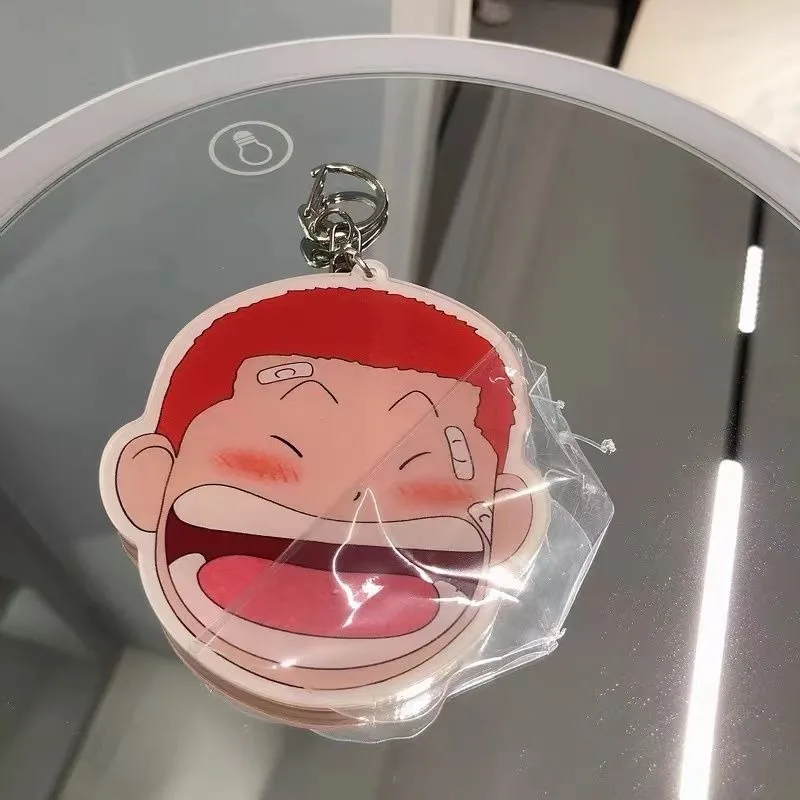New Slam Dunk animazione creativa periferica cute Sakuragi Hanamichi shaker portachiavi a doppia faccia ciondolo regalo di compleanno per le vacanze