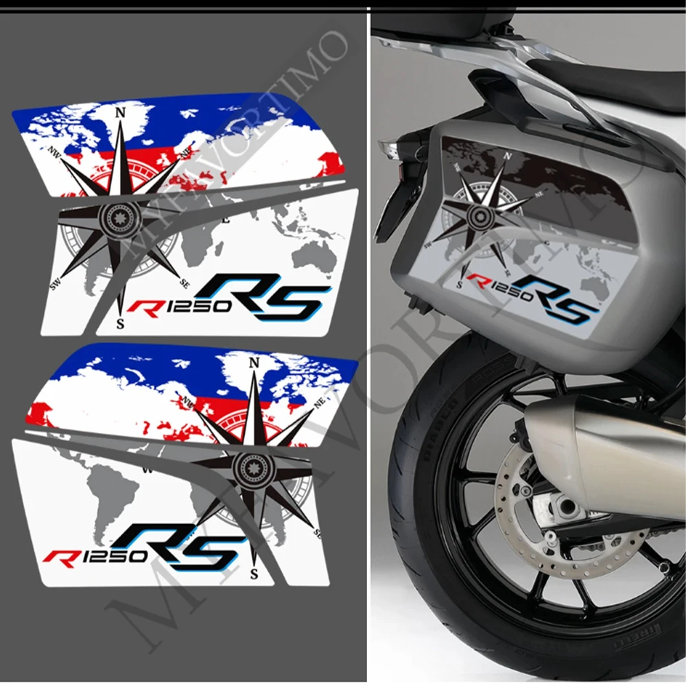 2019 2020 2021 2022ดีคอลถังแผ่นป้องกันลำตัวกระเป๋าเคสสำหรับ BMW R1250RS R 1250 RS R1250