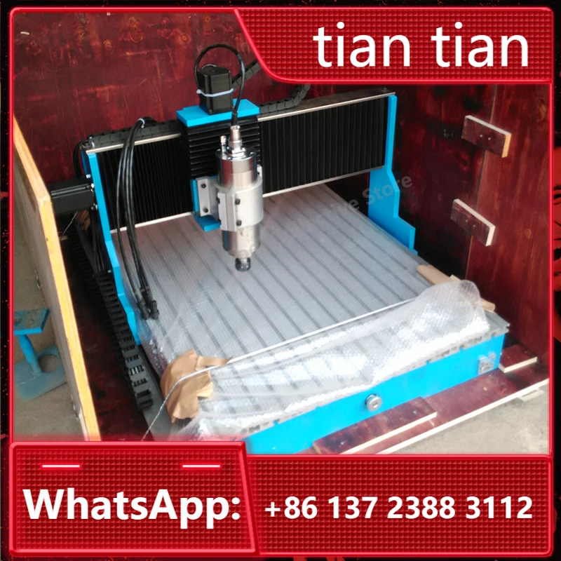 Cnc Engraving Machine 6040 4 Axis 2200W Wood Router 6090 Linear Guide Rail Metal Carving PCB Milling DSP Offline Control