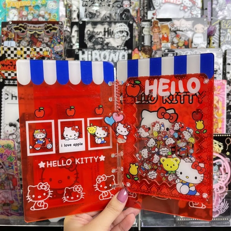

Sanrio Hello Kitty A6 Acrylic Shake Music Savings Book Thicken Waterproof Moisture Proof Cartoon Anime Birthday Gift Fashion New