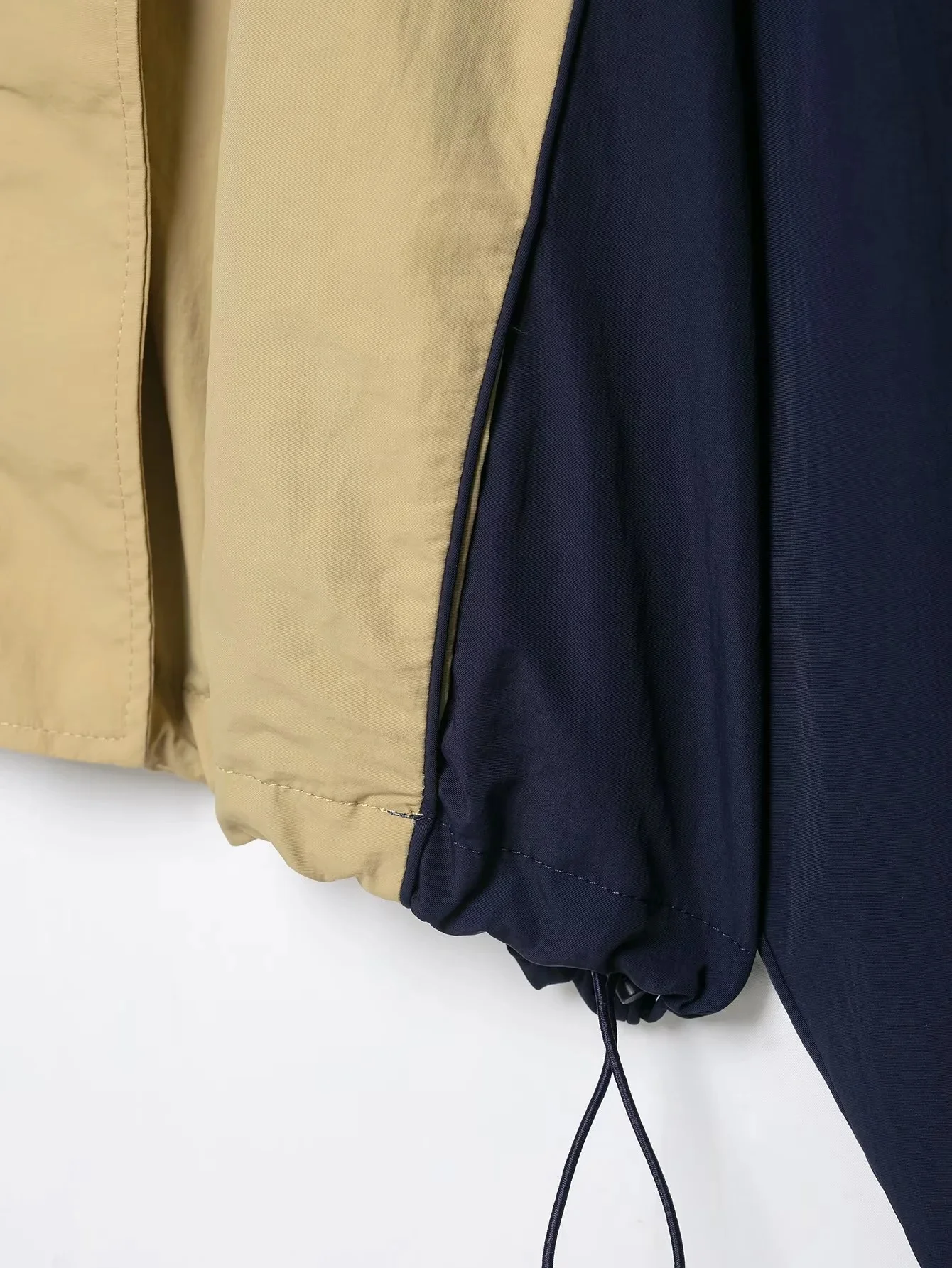 KONDALA Casual Chic Khaki Damen-Hosenanzug Patchwork Reißverschluss Locker Sitzendes Oberteil Lange Hose mit Elastischem Bund Mode 2026 Herbst Sportanzug – Detail 14