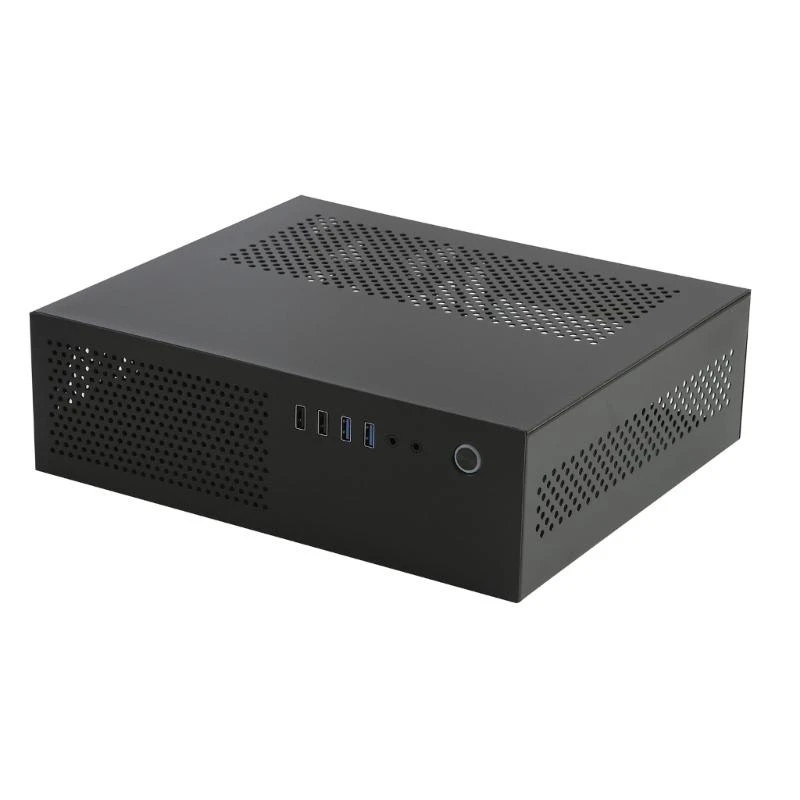 A10 Mini Case Support MATX Mainboard Chassis HTPC with Advanced Cooling For Home Office Computer