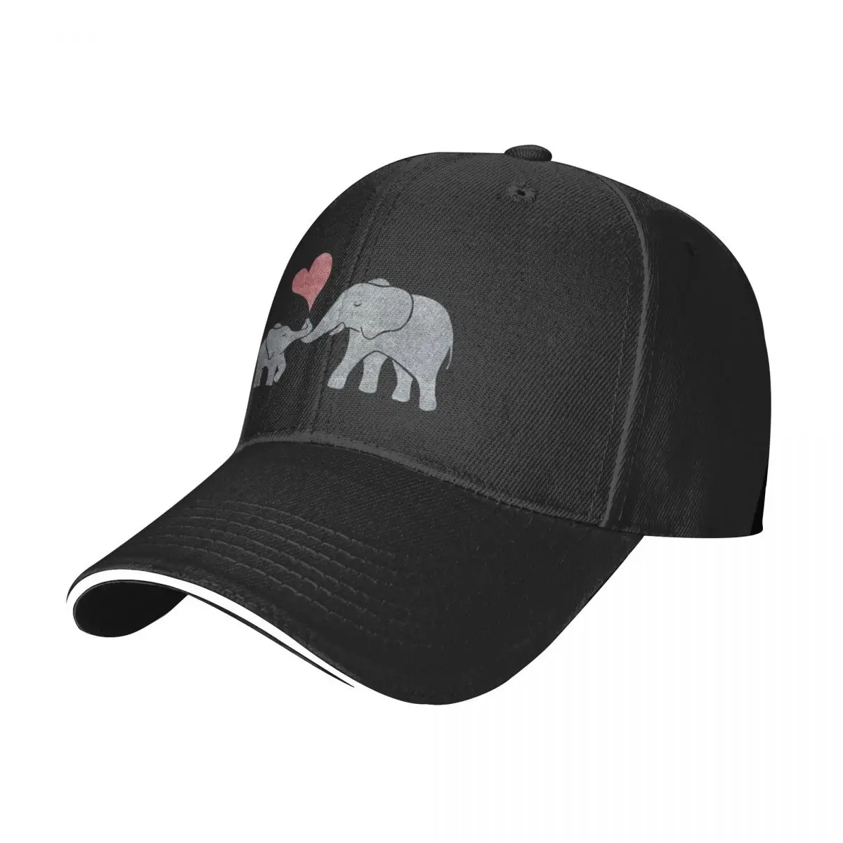 Elephant Hugs Baseball Cap Designer Hat Golf Hat Man Sun Cap Gentleman Hat Golf Women Men's