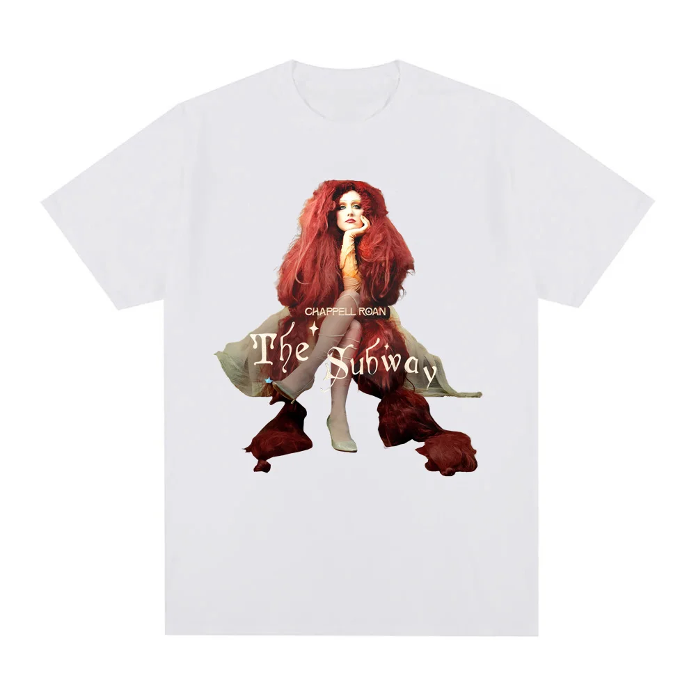 Chappell Roan-The SubwayT Shirt Short Sleeve 100%Cotton Summer Tee-shirt Graphic Printing Tshirt Hip Hop Punk Clothing Tops