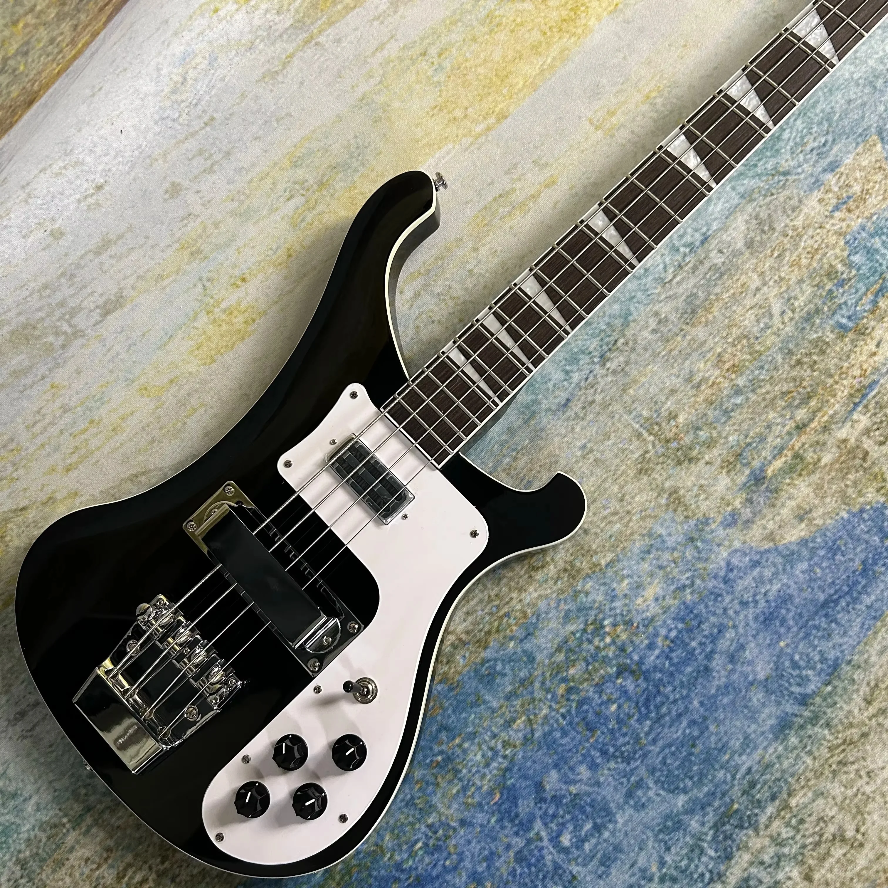 Sound Super Great Gift Work Fine Feel Comfortable Rickenbacker 4003 Bass Electric Guitar Rosewood Fingerboard Basswood Body