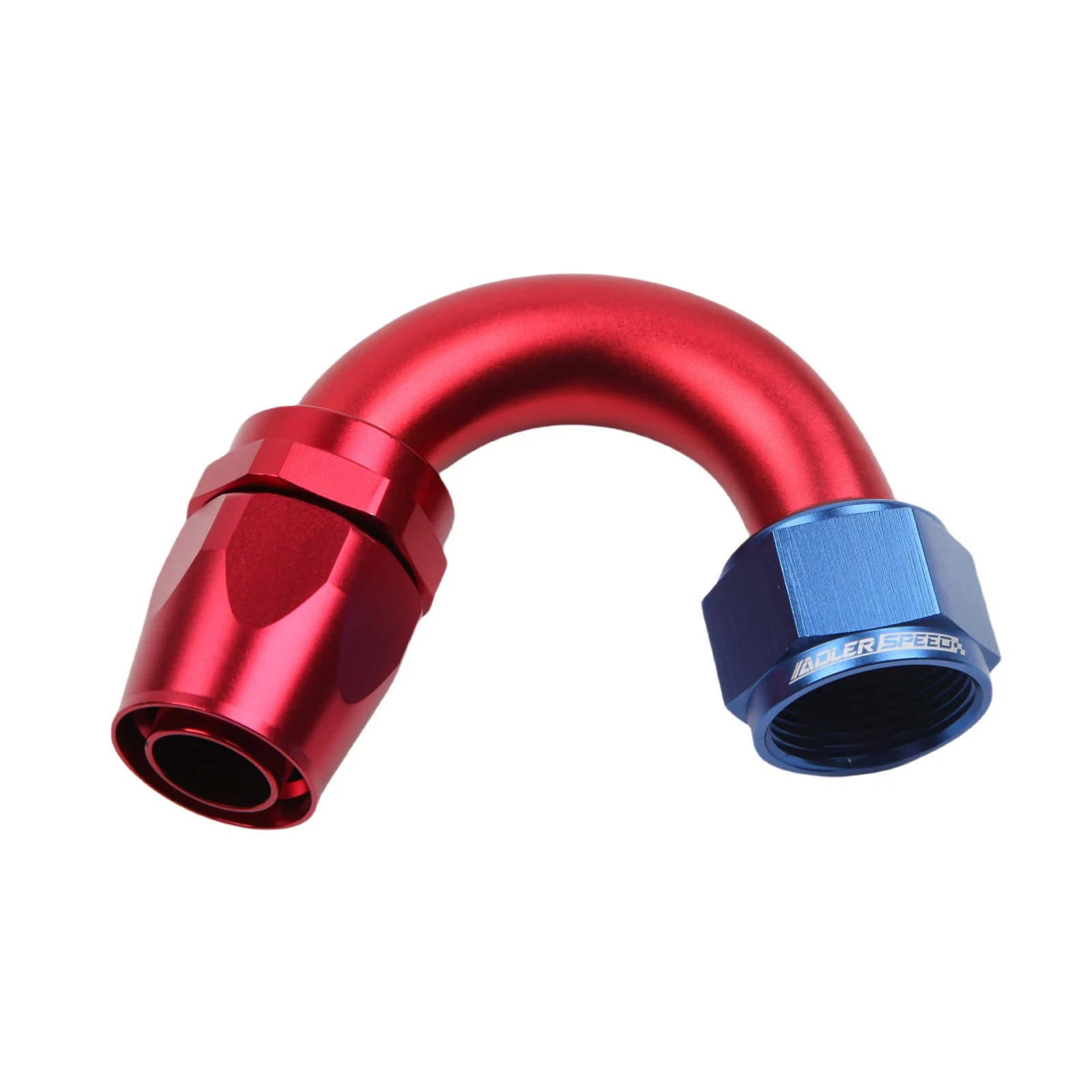 Universal AN4/AN6/AN8/AN10/AN12 Straight 0 45 90 120Degree Oil Fuel Swivel Hose End Fitting Oil Hose End Adaptor Kit Blue Red