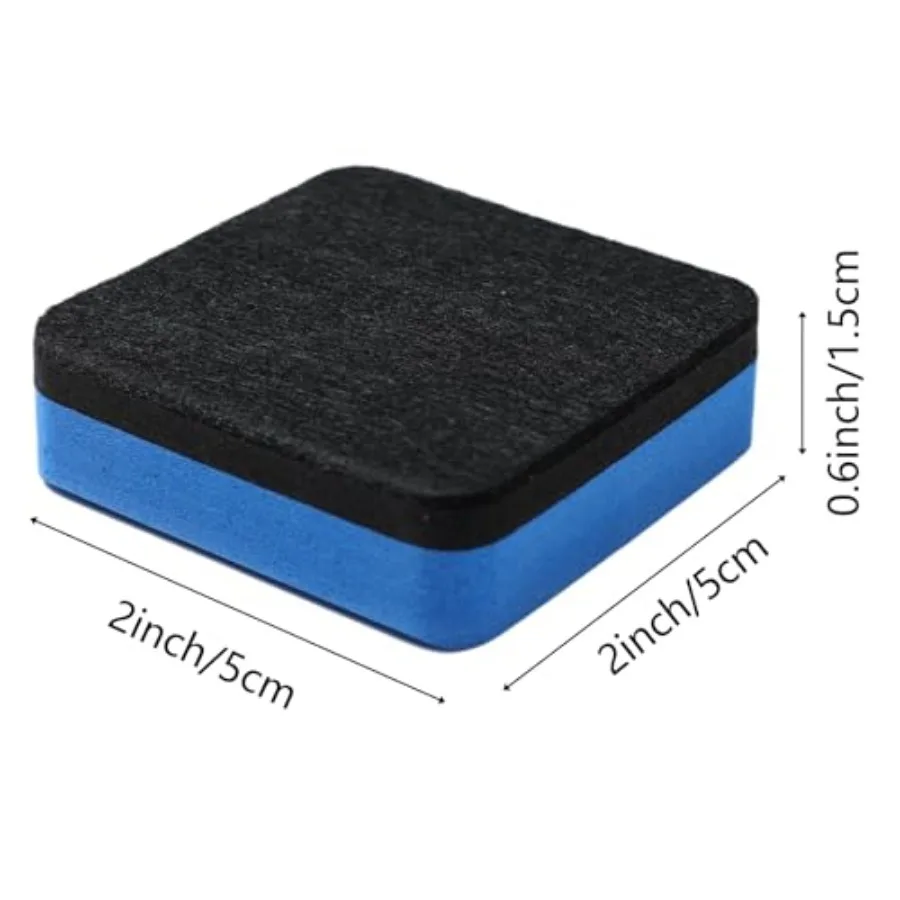 12 Pack Magnetic Whiteboard Dry Erase Erasers for Classroom, Office