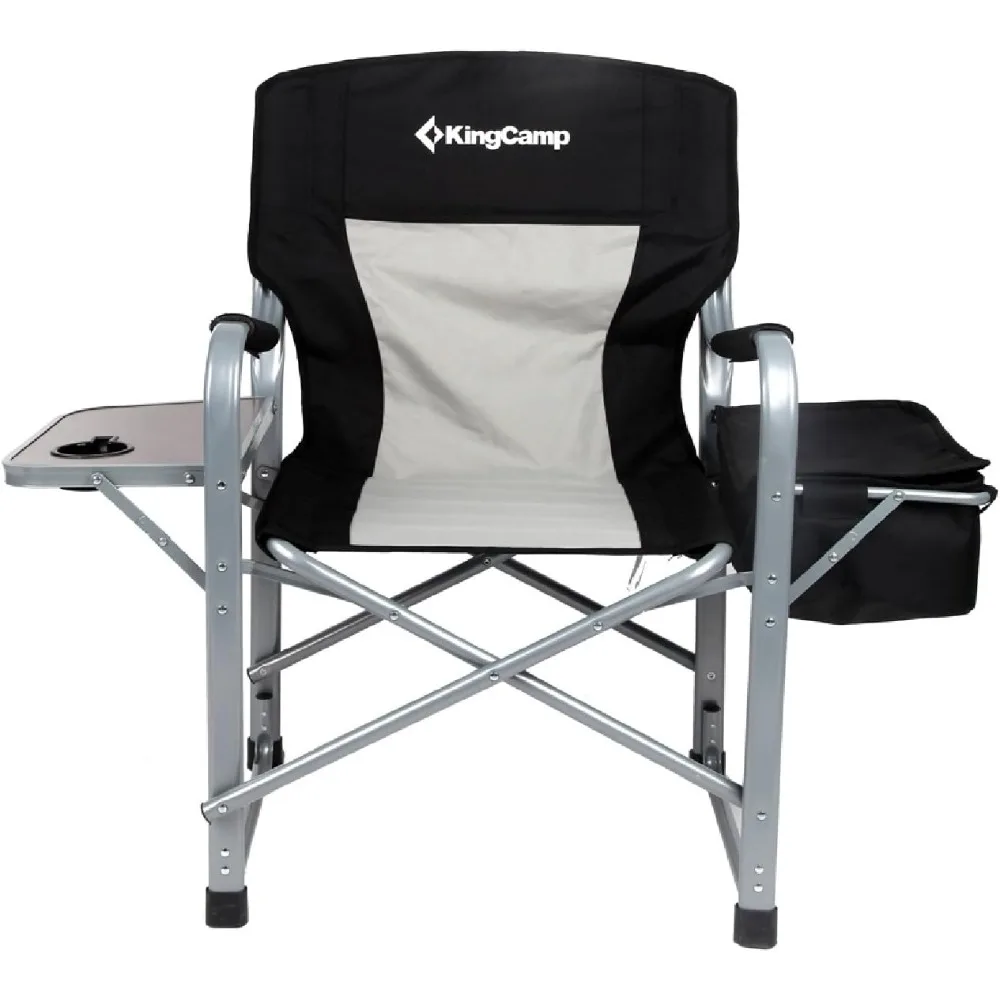 

Heavy Duty Camping Director Chair Outdoor Folding Chairs for Adults Oversized Camp Chair with Side Table