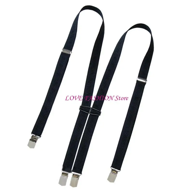 Le bretelle a forma H maschile H per lavoro con clip metallo regolabile per evento formale Y166