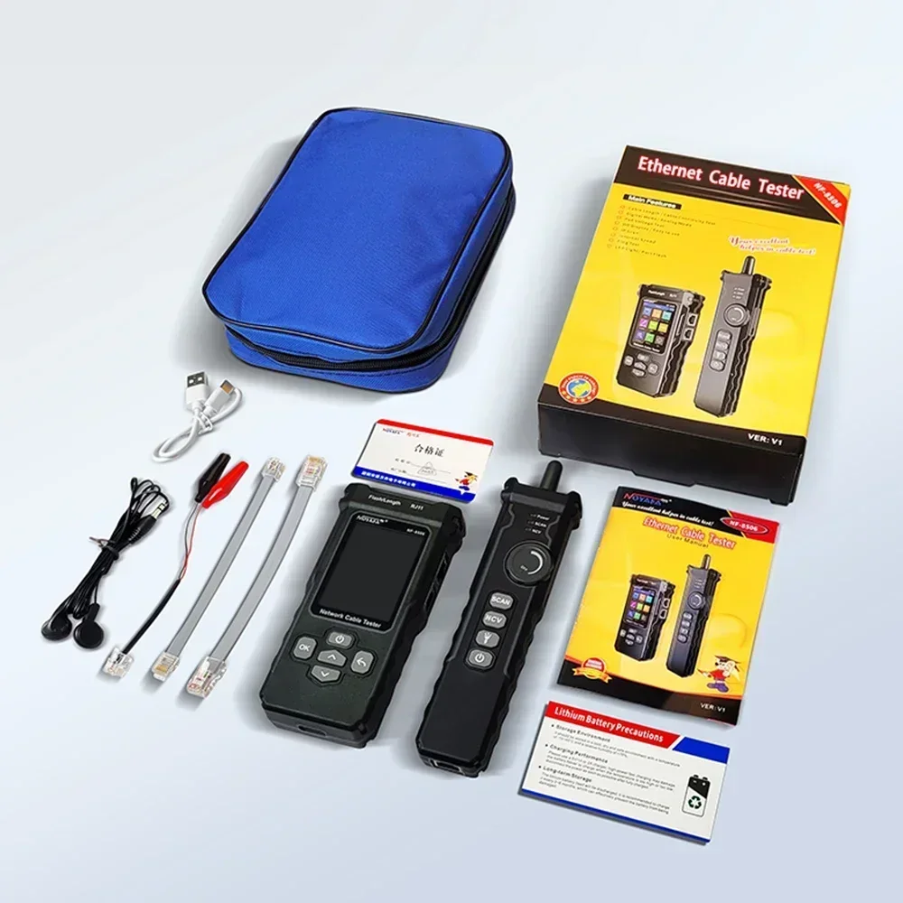 NOYAFA NF 8506 Multifunction Ethernet Cable Tester Supports PING test/IP scan/network port speed RJ45 RJ11 Network Cable Tracker