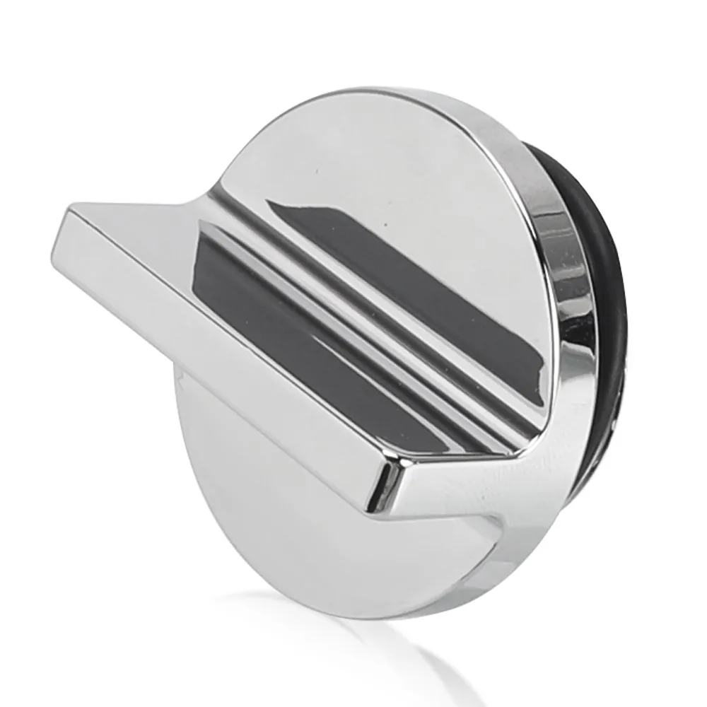 Chrome Billet Oil Filler Cap Oil Cap Cover For Kawasaki Vulcan 900 Classic LT Special Vulcan 1500 VN1500 FI Drifter Mean Streak view 6