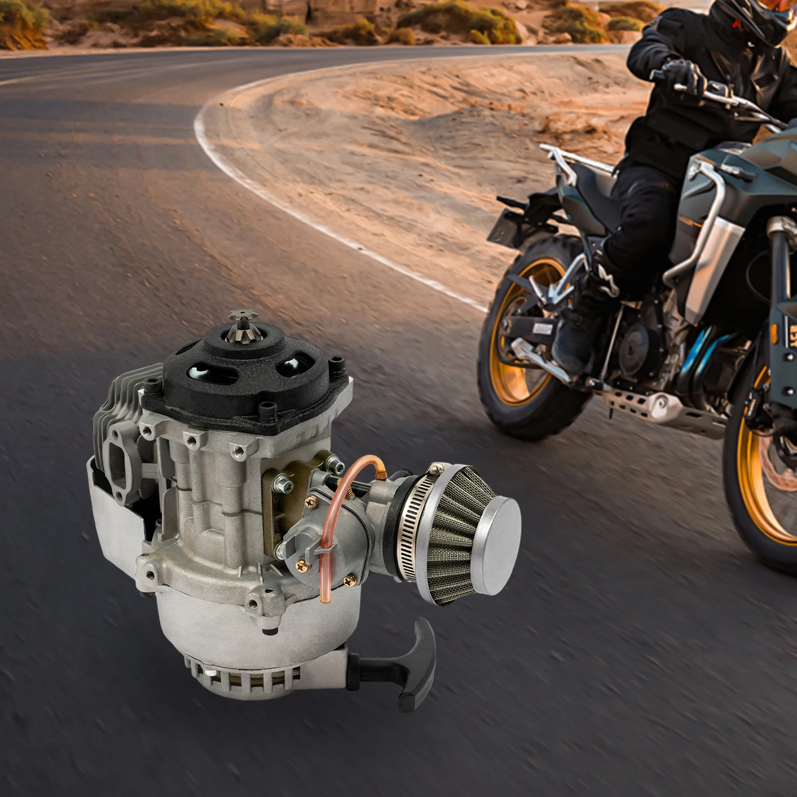 

2-stroke Gasoline Engine 49CC Motorcycles Engine Motor Air Cooling Motor For 49CC Two-stroke Motorcycles