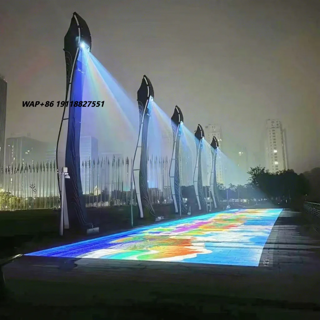Outdoor Advertising Equipment Digital Floor All-in-one 3d Interactive Projection System Floor Mapping Projector for Stadium