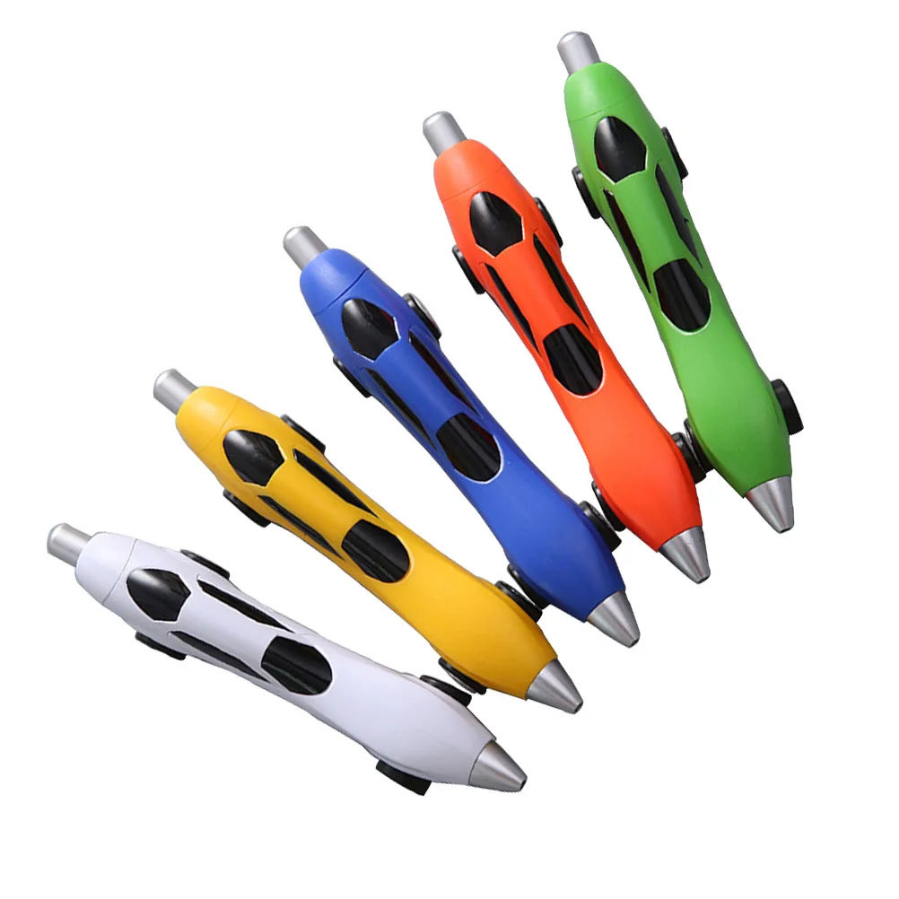 

5 шт. шариковые ручки в форме автомобиля, канцелярские принадлежности для письма, студенческий подарок, тонкий наконечник, гладкий журнал для рисования, школьный блокнот