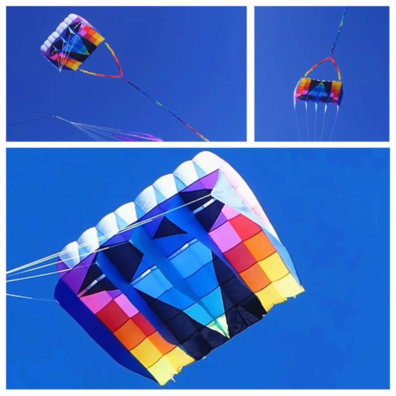 

12sqm UltraFoil Pilot kite lifter line laundry psoft inflatable kite without Tails butterfly flying toy power kite large kites