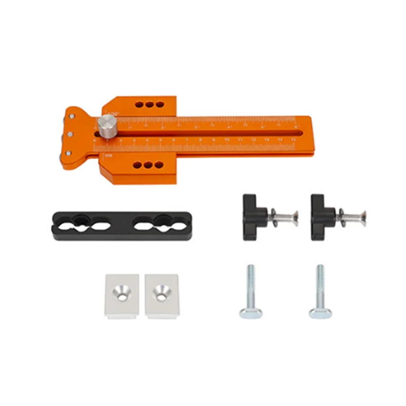 AB47-Thin Rip Jig Guide For Table Saw With 3 Pulleys, Woodworking Tool For Making Repetitive Narrow Strip Cuts