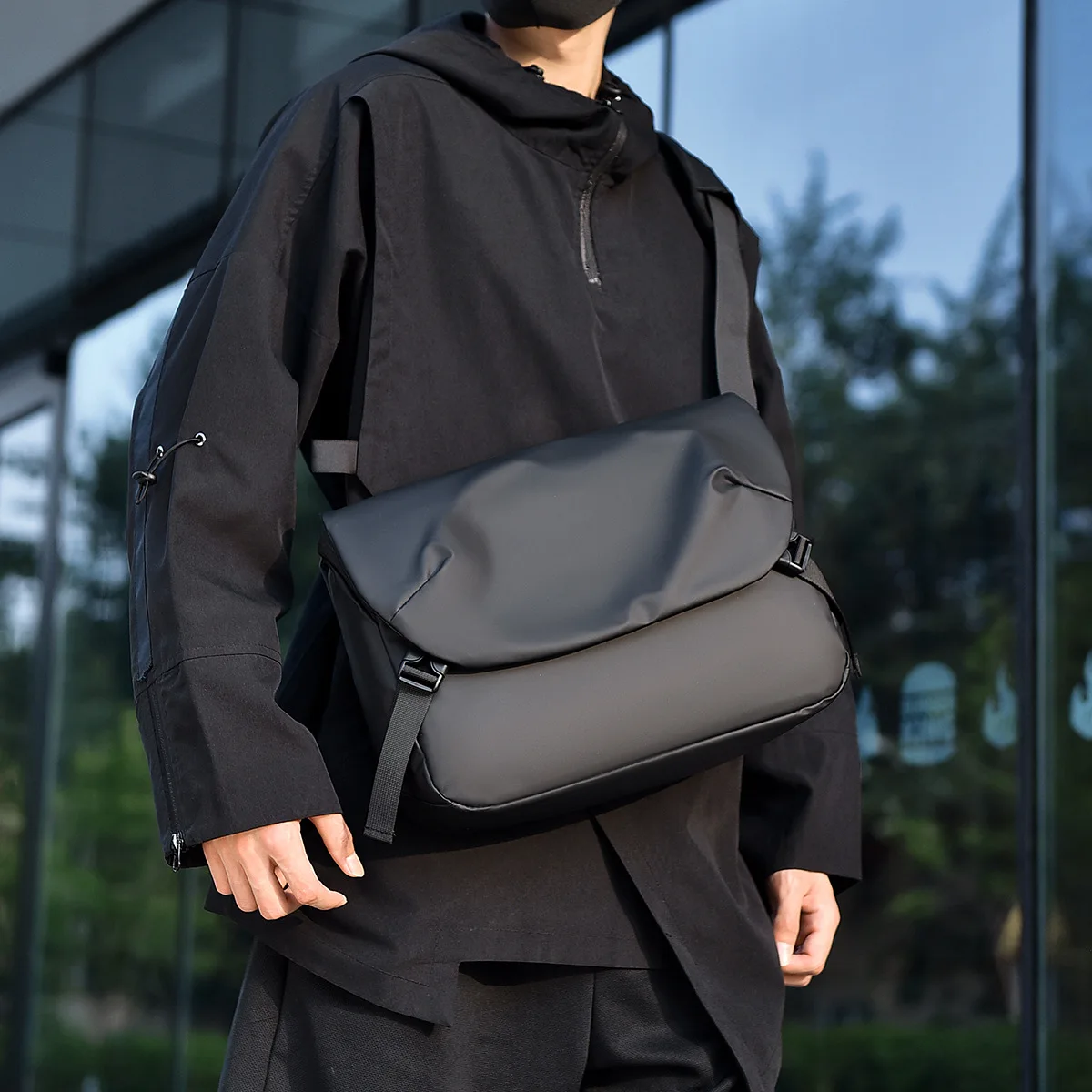 

Универсальная простая модная сумка через плечо большой вместимости, водонепроницаемая дорожная сумка через плечо