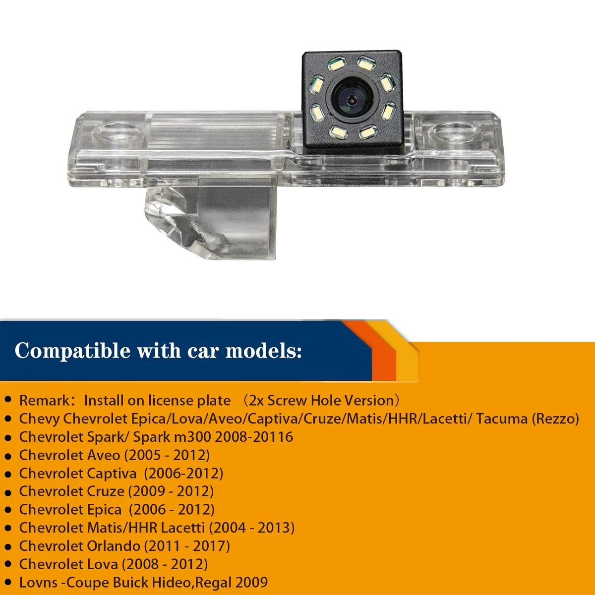 HD Reversing Backup Rear view Camera for Chevy Chevrolet Spark Joy HHR Matiz Cruze Estate Lacetti Nubira Lumina Captiva Sport