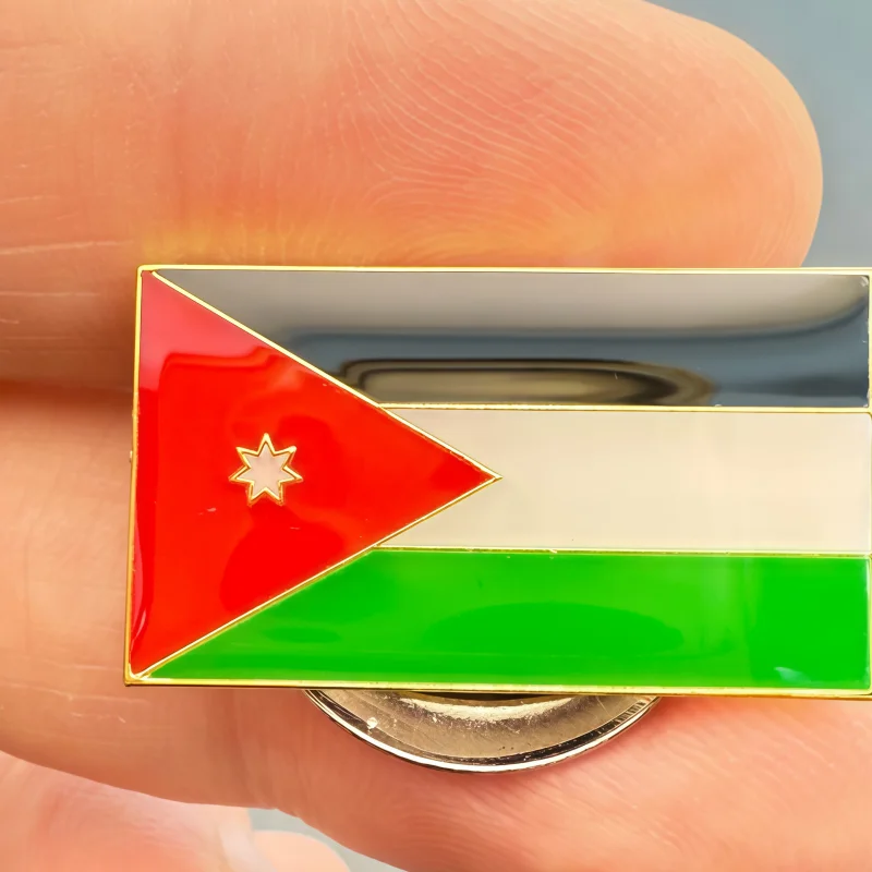 Jordan Magnet Buttom Flag Metal Soft Enamel Lapel Badge Pins Brooches