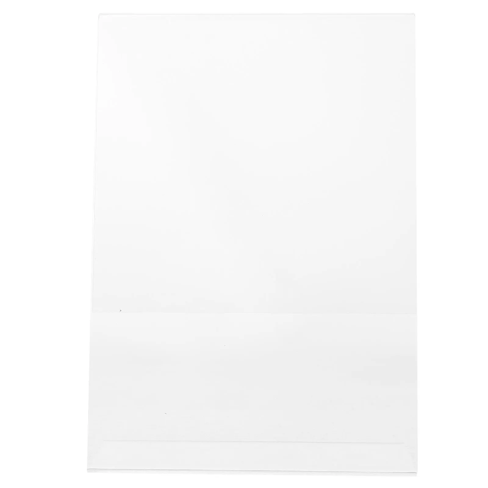 

2Pcs Acrylic Display Board Clear Menu Holder Business Card Stand Transparent Advertising Sign Brochure Display Table Holders