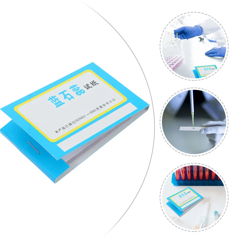 6Packs Acid Substance Paper Blue Litmus Paper Universal Indicator for Chemistry Experiments Easy to Use Acid Tester