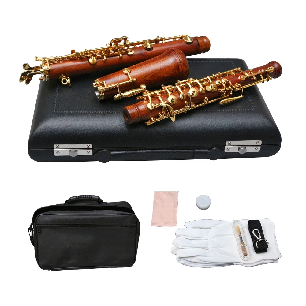 New oboe Nice Sound C key Rosewood Body 3rd Octave left F Key Durable Silver Plated