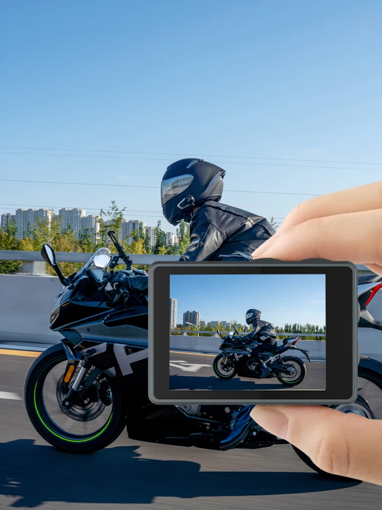 Caméra d'action Ourlife 5K 4K caméra de vélo 50MP 2.0 écran tactile LCD EIS WiFi 170 ° Caméras vidéo de sport étanches 30M avec zoom 5X