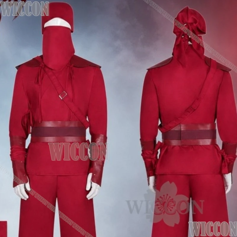 Disfraz de Cosplay de la Película de Anime Spide: The New Day, Uniforme de Ninja, Traje Japonés, Traje Rojo, Máscara, para Halloween, Navidad, Carnaval y Eventos