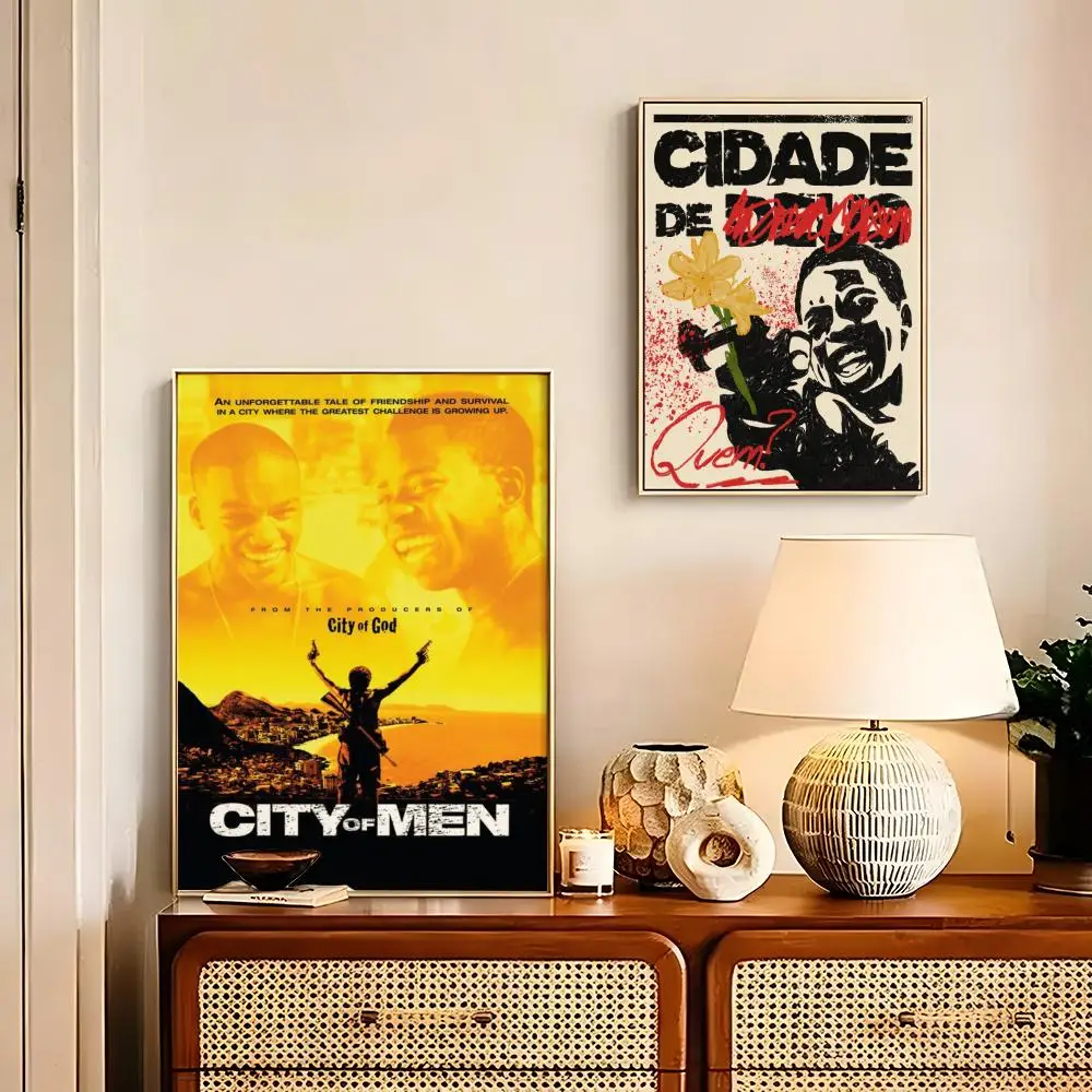 City of God Movie Poster HD art sticky wall waterproof home living room bedroom bar decoration