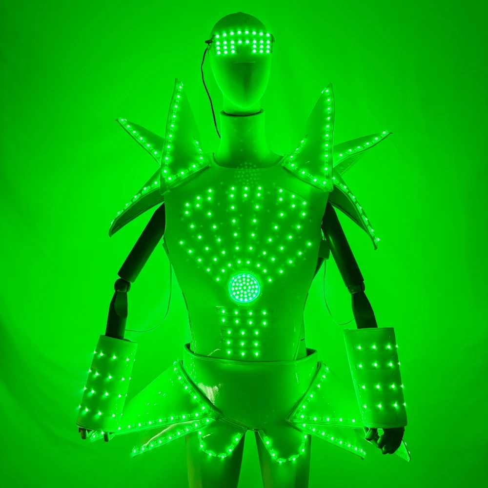 

2025 Carnival Party Full Colour LED Robot Suit Dancing Stage Performance Events Show Costume man Costume Rave Party
