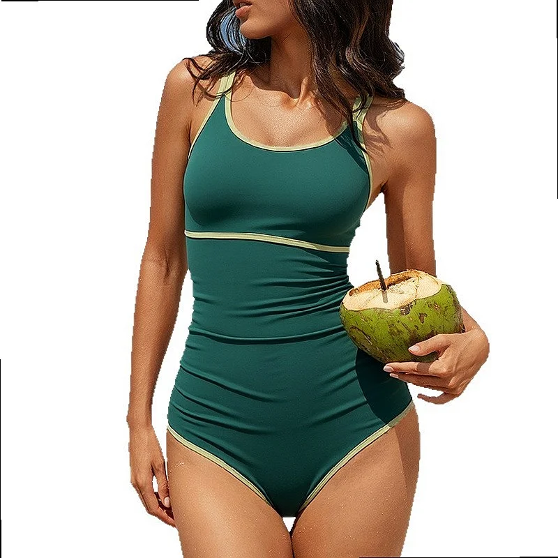 2026 Cross Push Up Plus Size Halter Brazilian Thong Bikini, Stretch Padded Ladies Bathing Suit for  Beach Pool Leisure Daily
