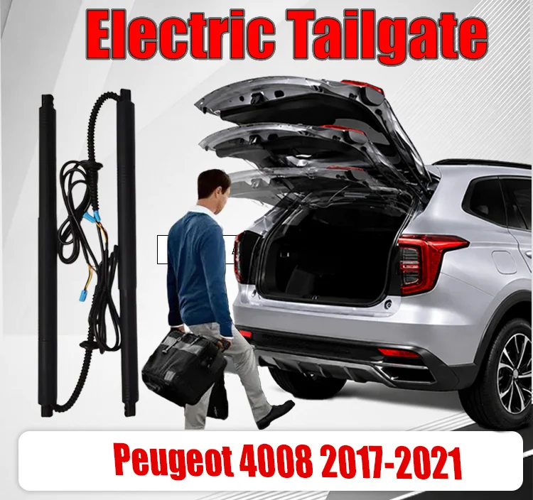 Electric Tailgate Kit for Peugeot 4008 2017-2021 Power Liftgate Back Door Struts Auto Car Trunk Boot Lid Shock Lift Support Rod