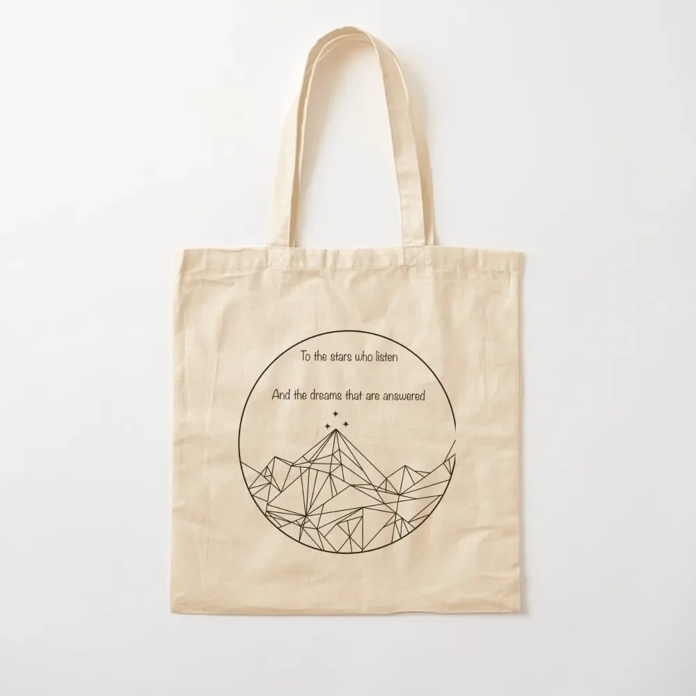 

To the Stars who listen and the Dreams that are answered Night Court Insignia Tote Bag shopper bags the tote bag Tote Bag