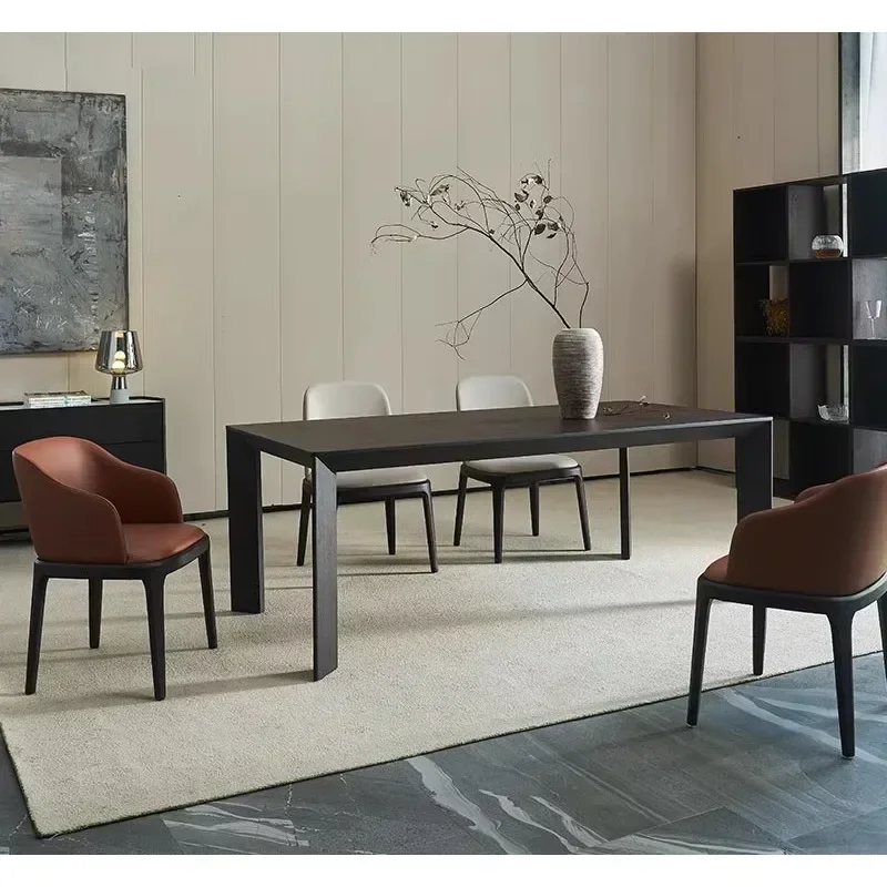 smoked color table rectangular high-end quality office conference table