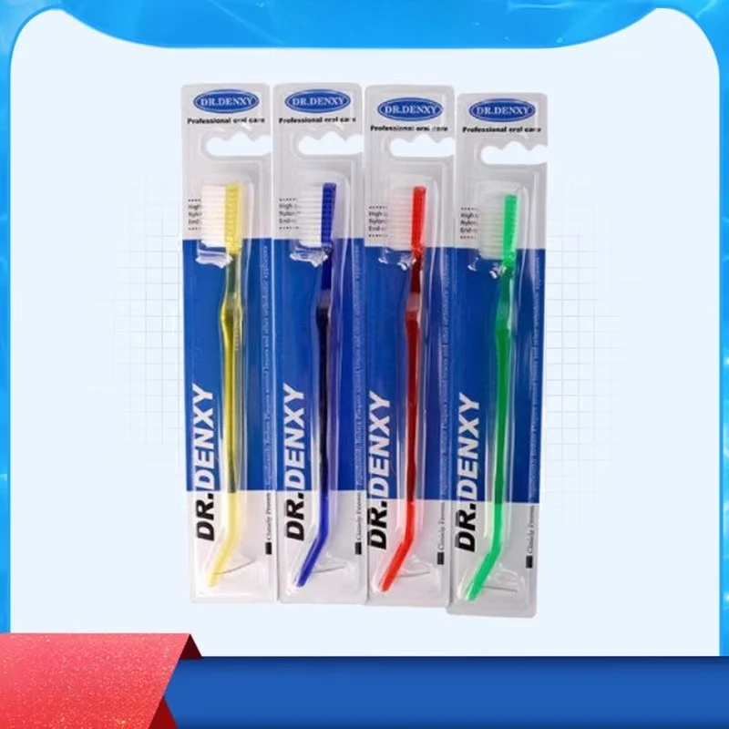 6pcs V Shape Orthodontic Tooth Brushes V Shape Bristle Brace Teeth Deep Hygiene Clean Toothbrush Oral Care Dental Bracket Ortho