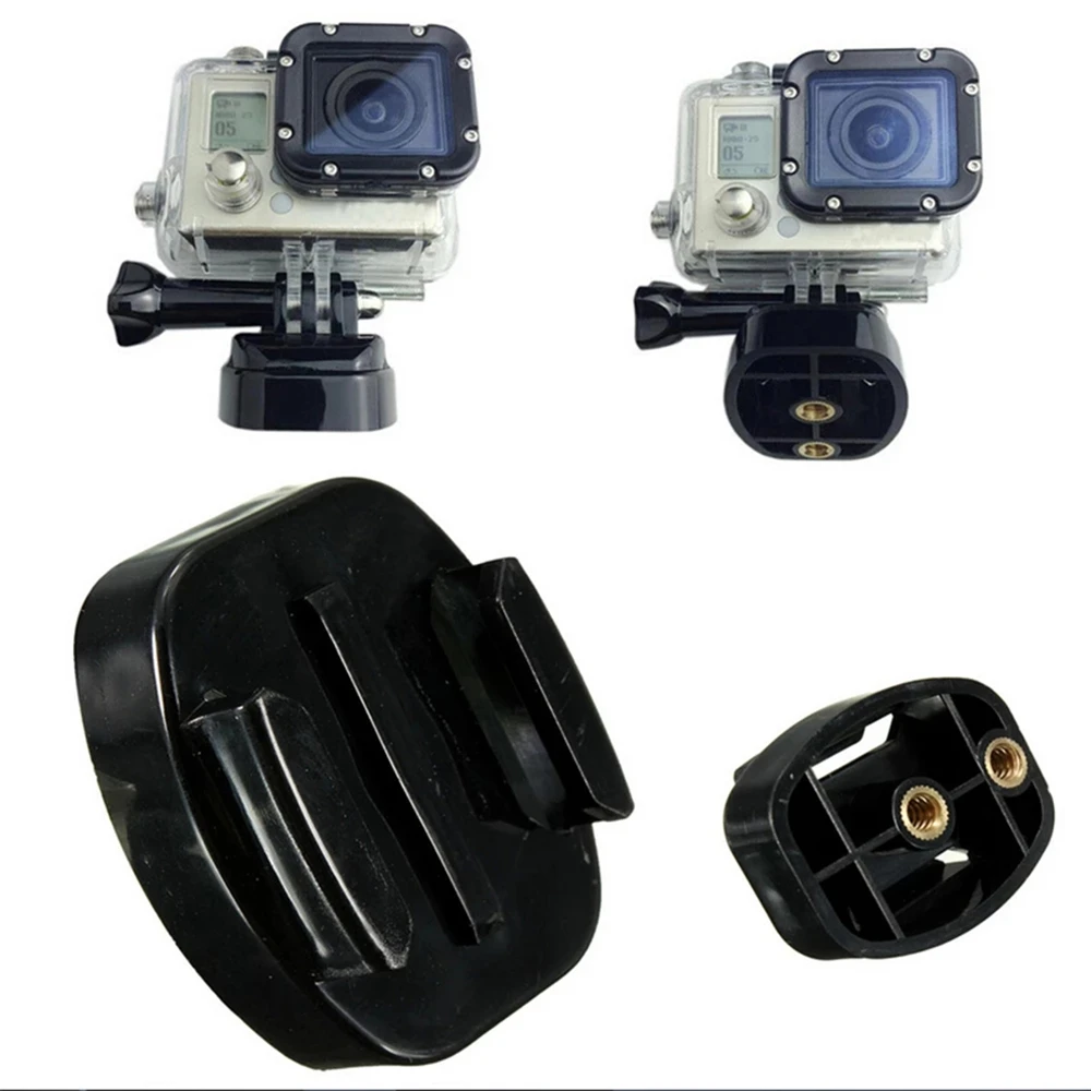 Camera Sports Camera Sports Camcorder with 1/4 inch Nuts Tripod Bracket Base Mount Quick Release Plate for GoPro Hero 8 5 3 4