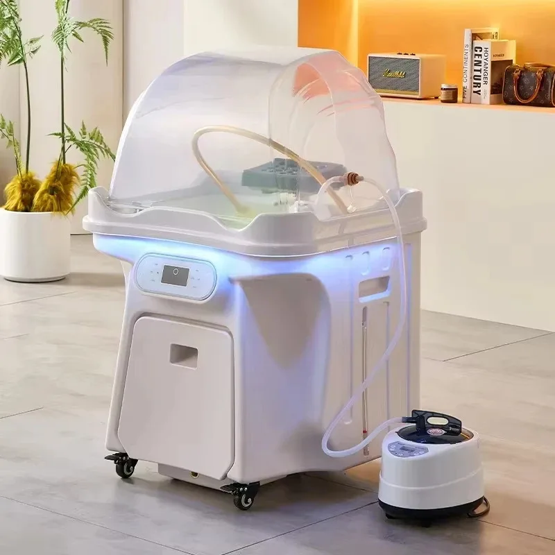 2025 head spa bed shampoo chair washing salon furniture portable hairdressers spa sink materials for professionals 25PYT