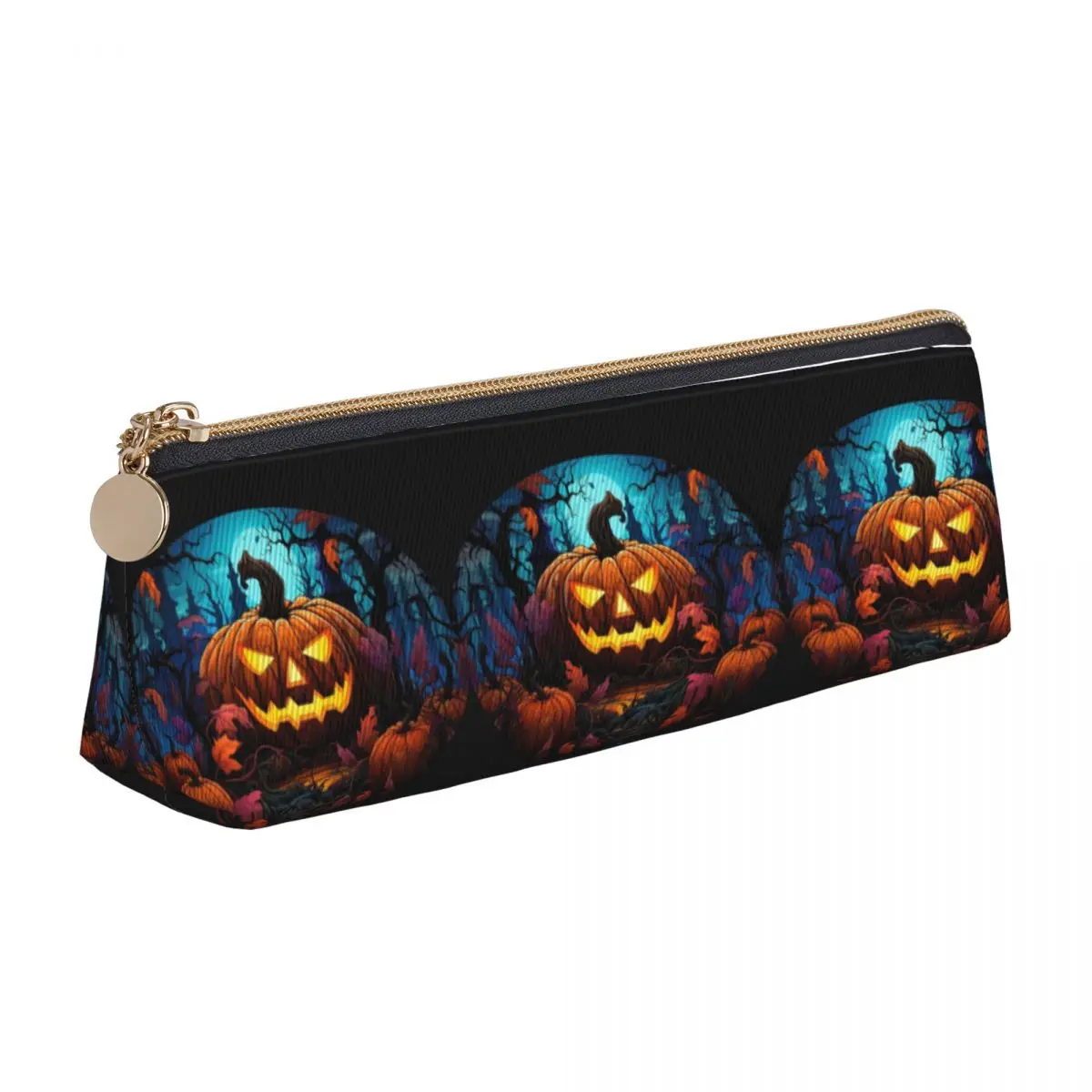 Aesthetic Pencil Case Halloween Pumpkins Pencil Bag The Great Pumpkin School Pencil Cases Boy Girl Design Stationery Organizer