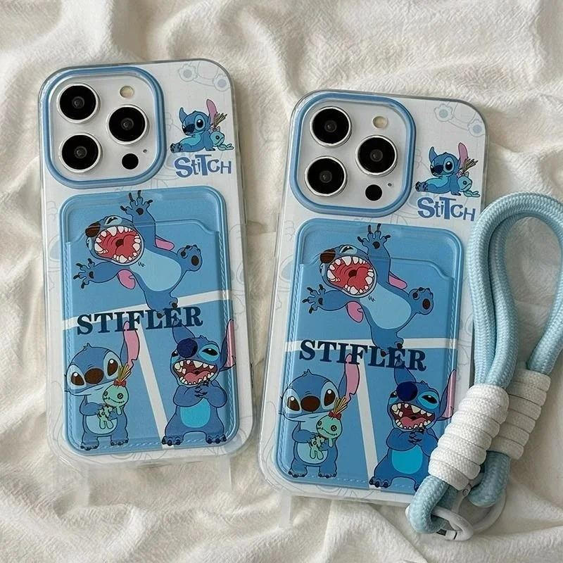 

Stitch Available for IPhone Mobile Phone Case Creativity New Style Kawaii Birthday Gift Cute Niche Couple Cartoon Good Looks