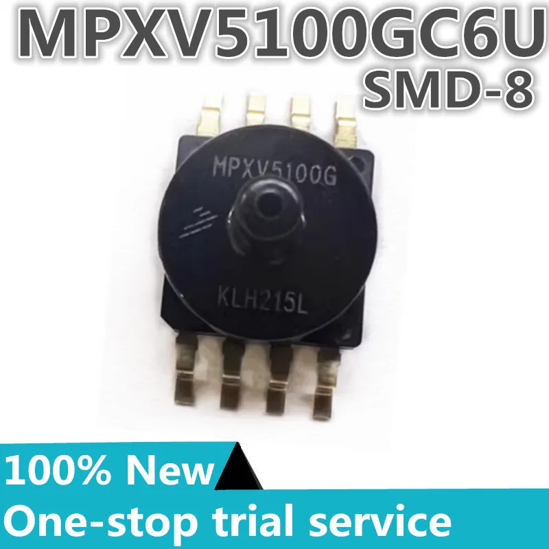 

2-50pcs %New MPXV5100GC6U SMD-8 Exhaust pressure gauge 14.5PSI (100kPa) 58.02PSI (400kPa) sensor, transmitter Pressure sensor