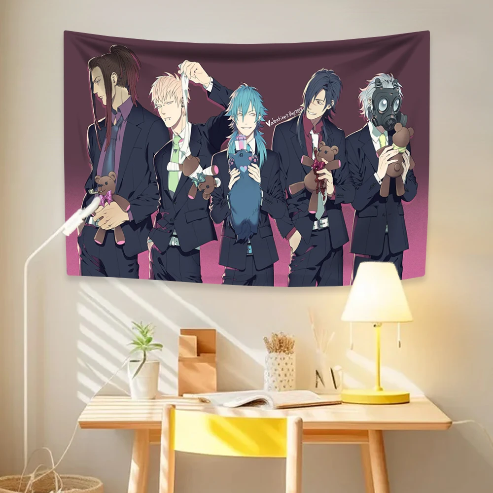 Japanese Anime Tapestry Dramatics Game Murders Flag Home Decoration Living Room Bedroom Backdrop Cloth Festival Gifts