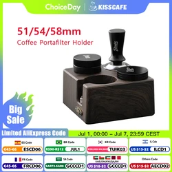 Kaffee Tamping Station Stehen Siebträger Halter 51MM 54MM 58MM ABS Für Delonghi Breville Espresso Zubehör Barista werkzeuge