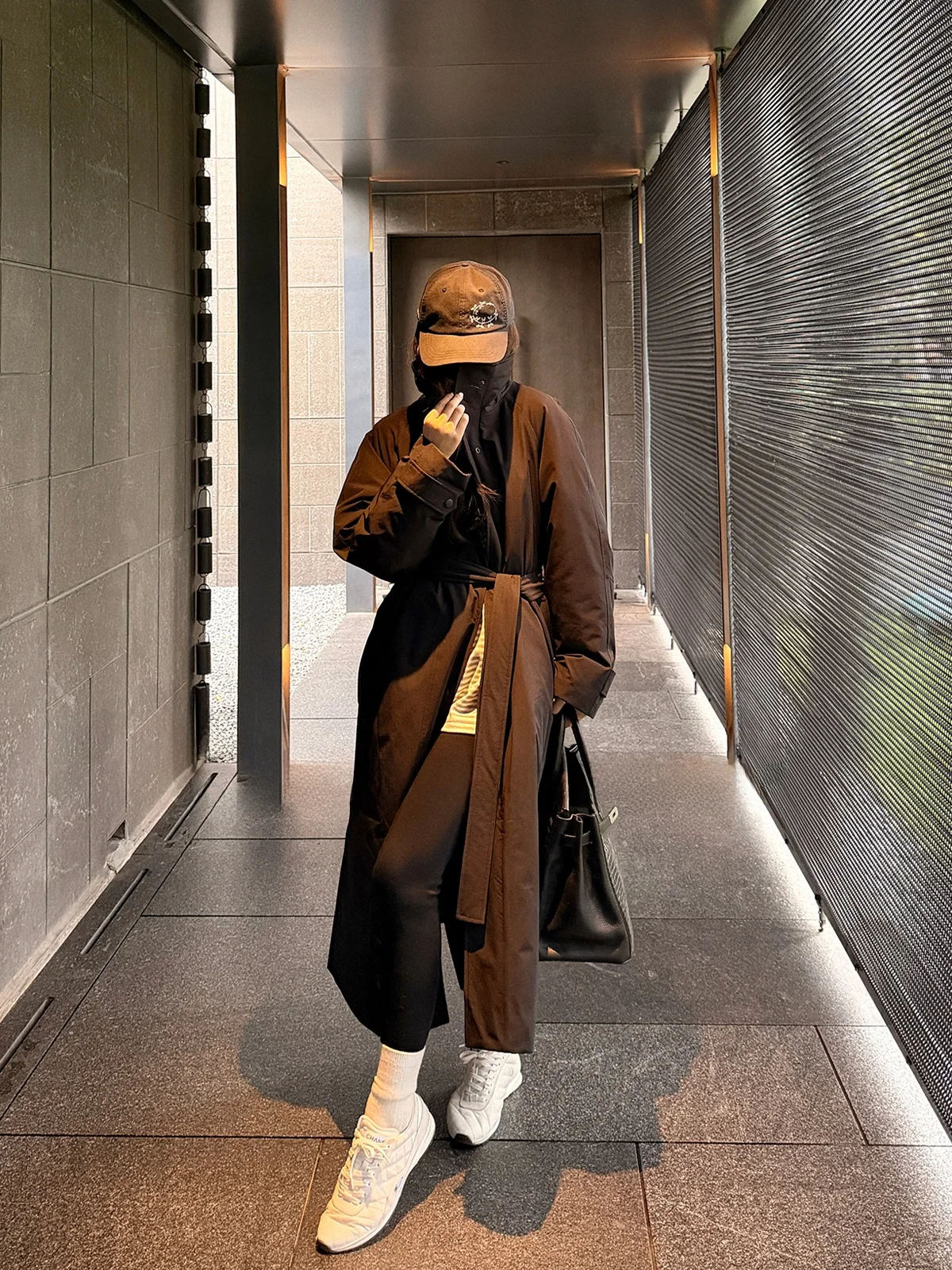 

Warm 90 Goose down Thiened Single Button Women's Padded Coat Casual Loose Sle Bla Knight Goose down Jaet for Ladies