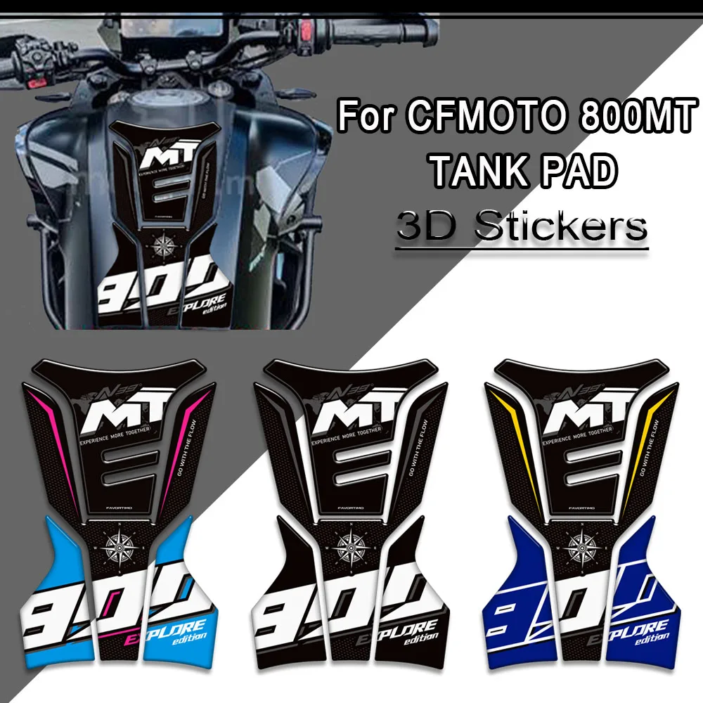 For CFMoto 800MT 800 MT Sport Explore Touring Adventure Protector Tank Pad Grips Kit Knee Fairing Fender Stickers Decals