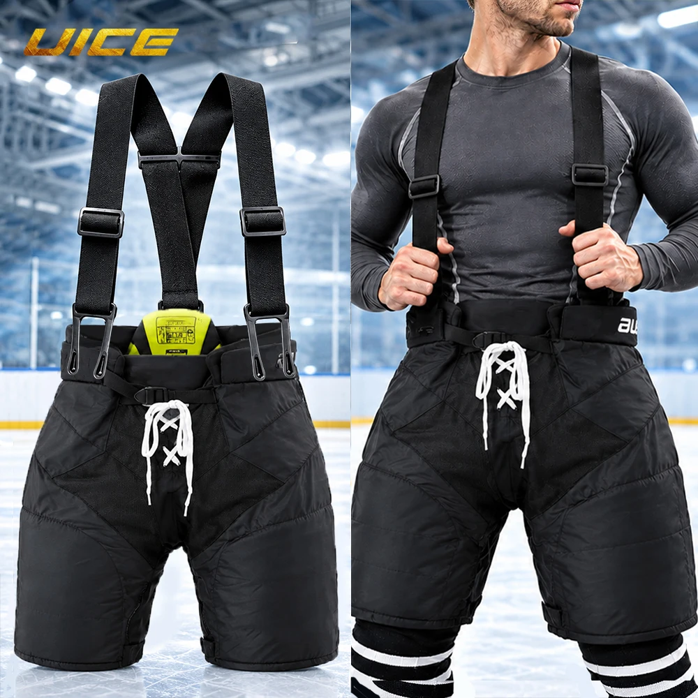 Ice Hockey Pant Suspenders Elastic Adjustable Hockey Pant Protect Gear Adult Senior Junior Youth Hockey Protective Belt Strap