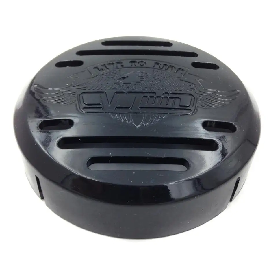 Motorcycle Black Horn Cover Cruisers Horns For Yamaha V Star XVS 650 1100 Classic Custom Silverado / For Kawasaki Vulcan VN800 A