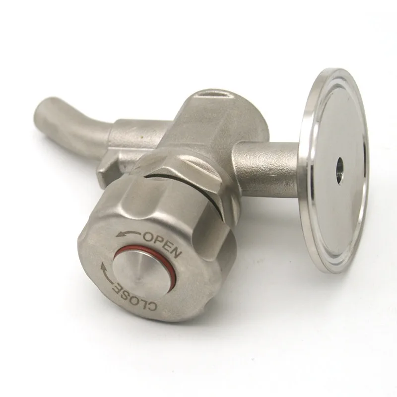 For 304 Stainless Steel Beer Sampling Valve, Non-standard 316L Clamp Type Chuck, Sanitary Grade Fast Food Grade Quality
